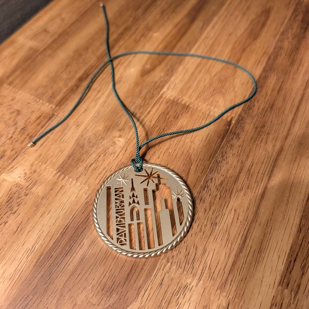 David Yurman 2024 Limited Edition Ornament Manhattan Skyline